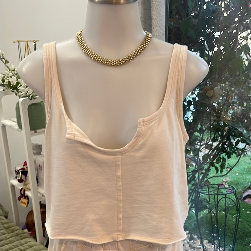 Women's Cream Tank Top